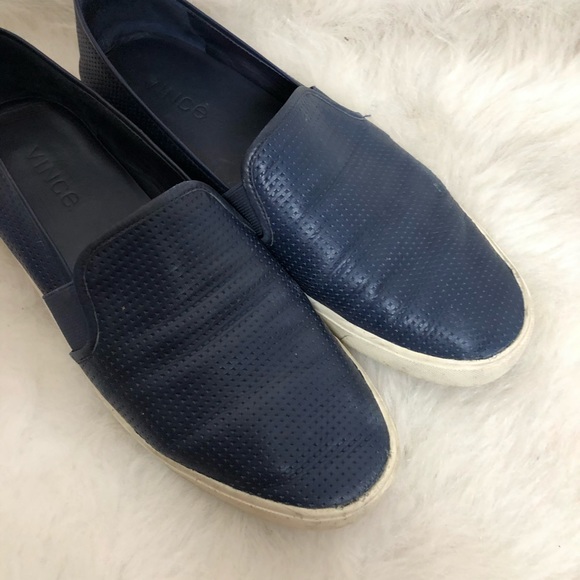 COPY - Vince Blair 5 Perforated Leather Slip on Sneaker - Picture 7 of 10